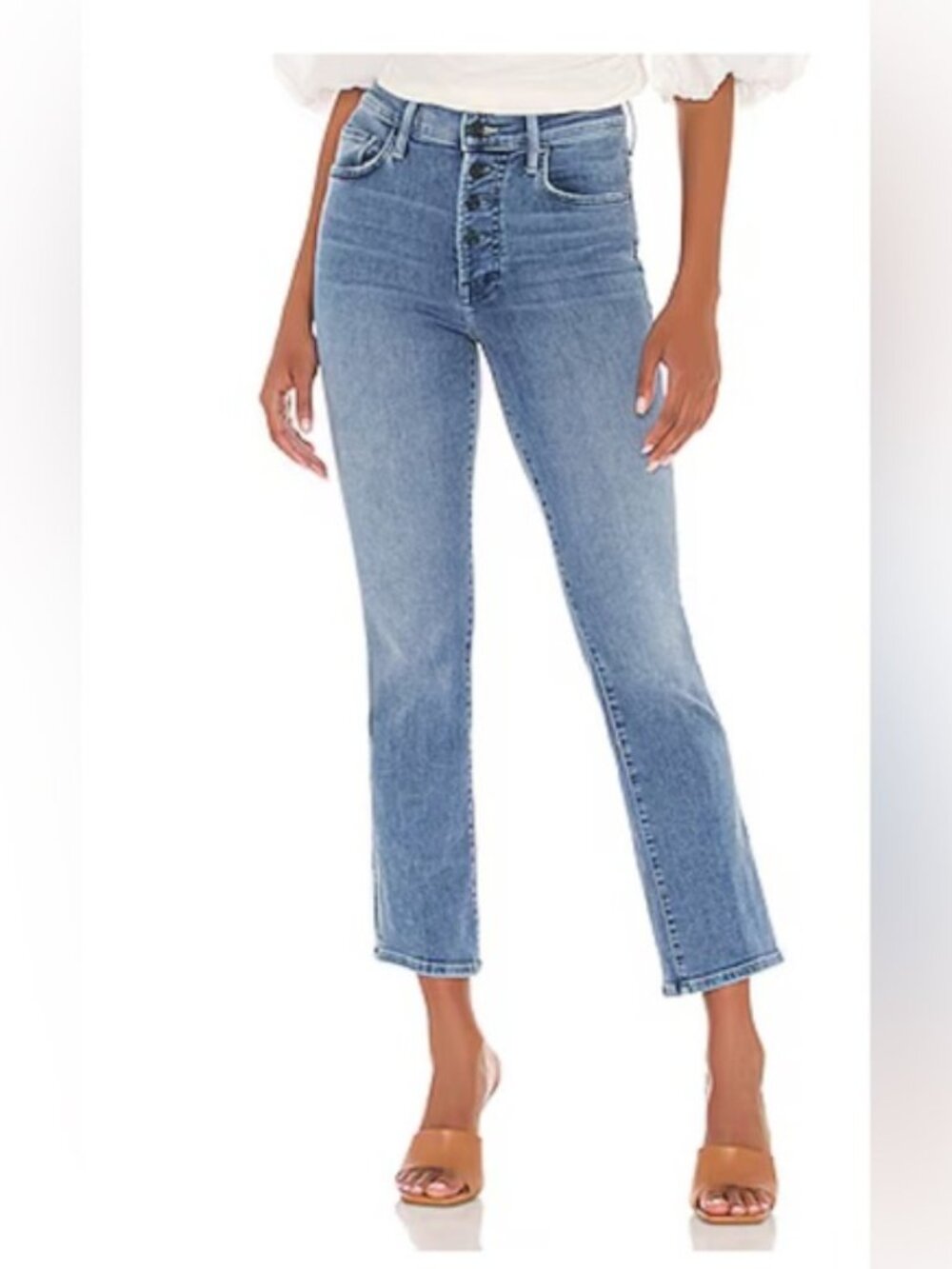 MOTHER The Pixie Insider Ankle Jeans in Group Bathing​ Size 24